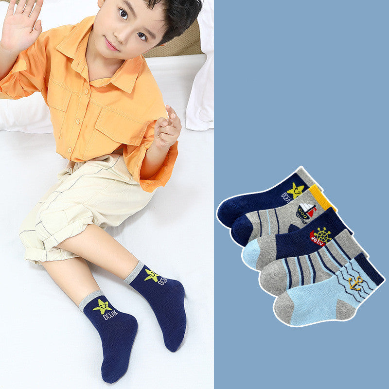 Cotton Warm Socks For Boys