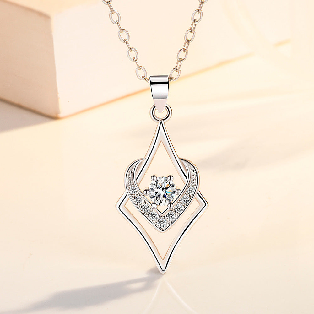 Fashion Water Cube Girls Pendant Jewelry