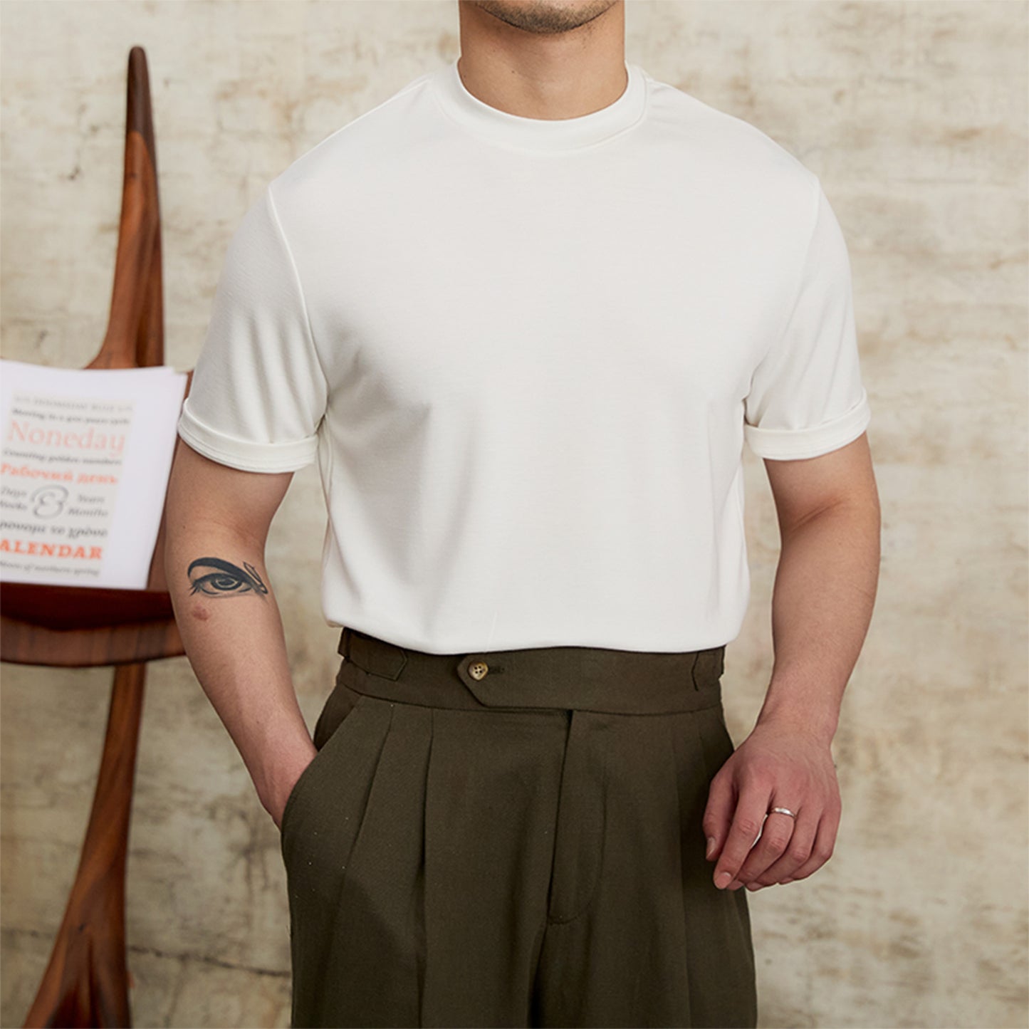 Summer Skin-friendly Soft Glutinous Draping Short Sleeve