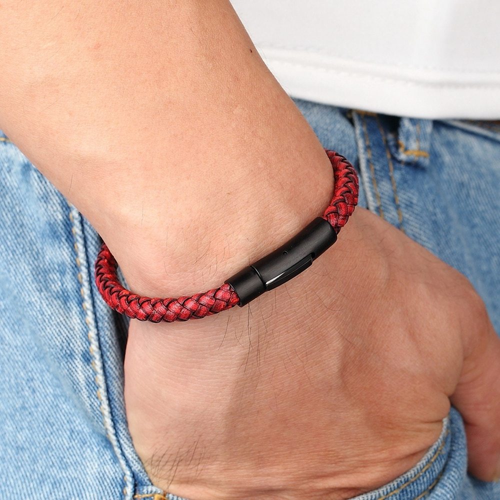 Bracelets Black Stainless Steel Jewelry