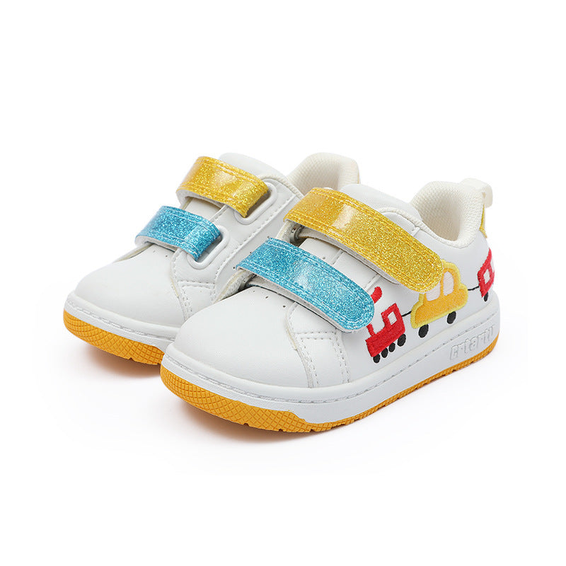 Boys toddler shoes new baby white shoes