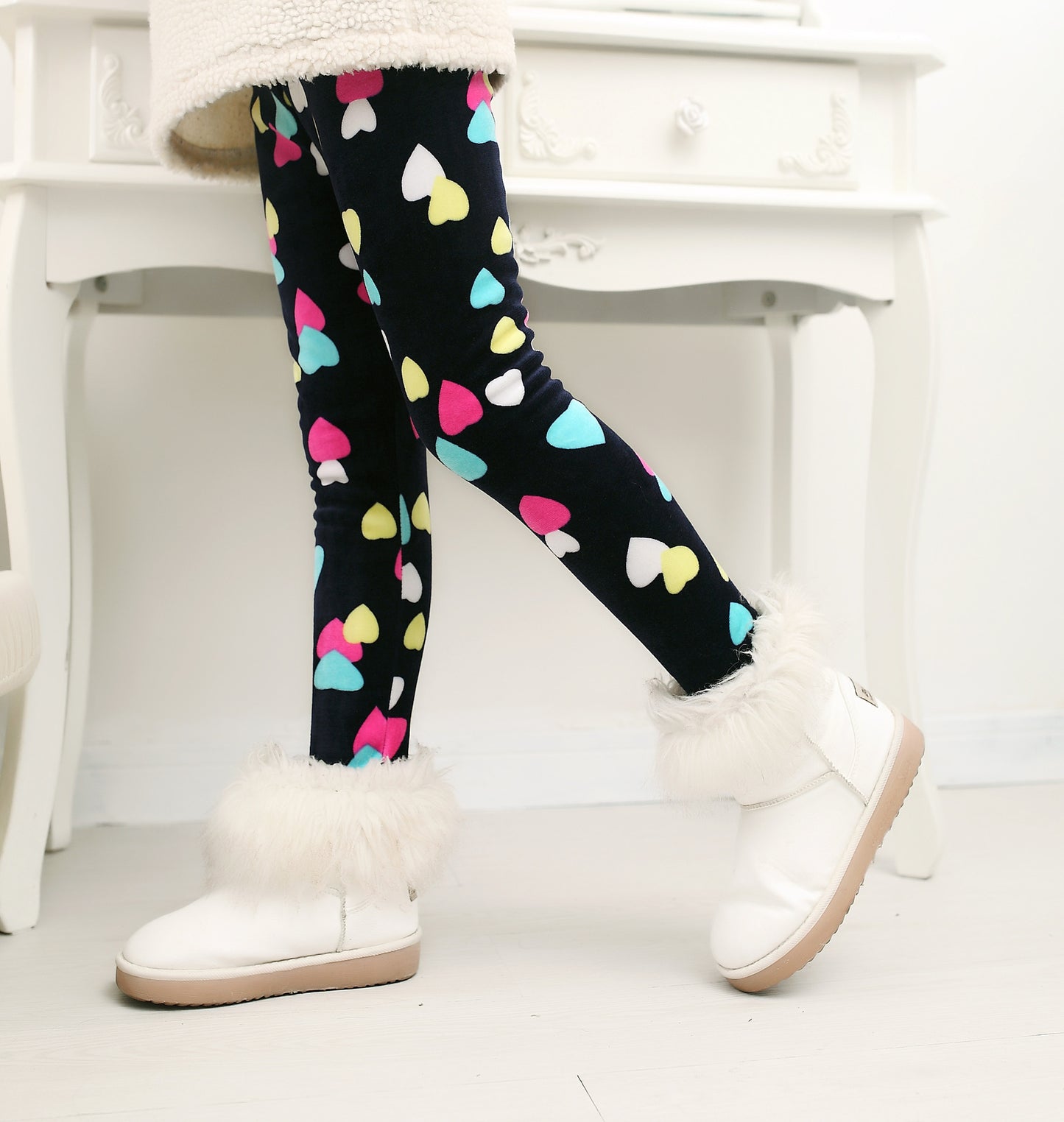 Girls' Warm Leggings