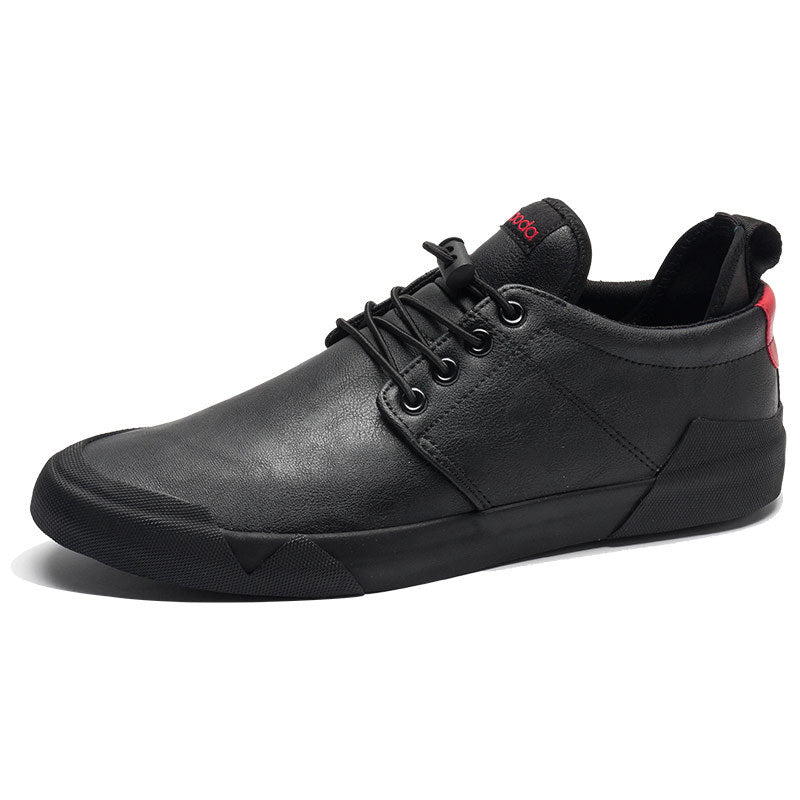 Fashion lace-up leather casual shoes