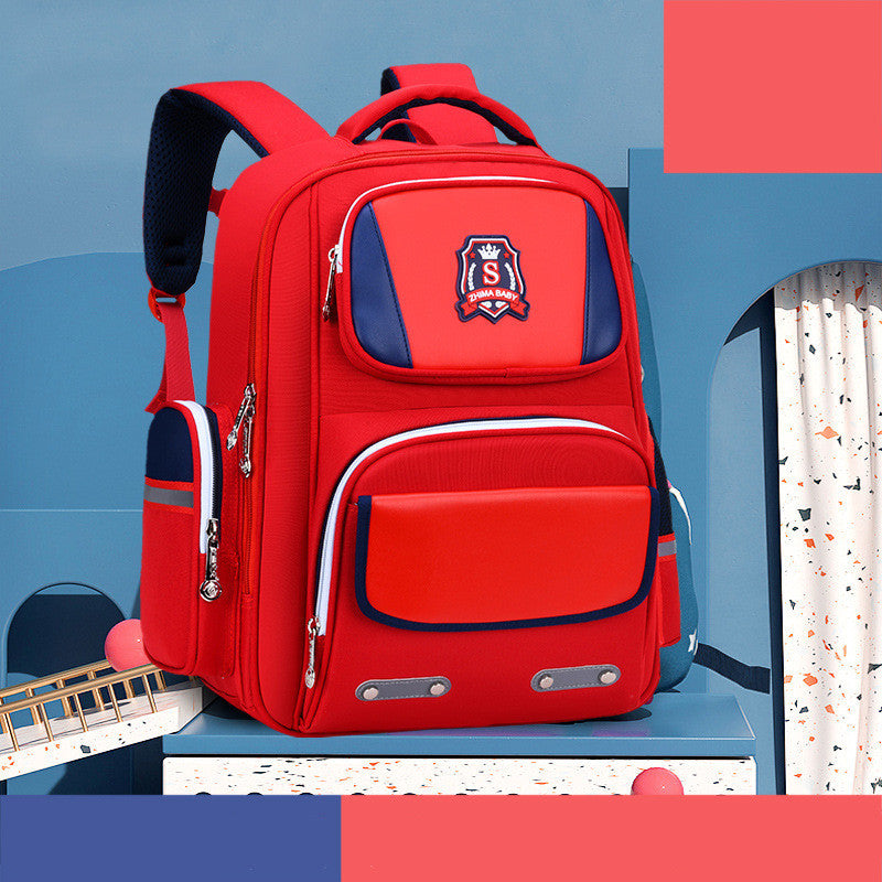 Schoolbags For Primary And Middle School Students, Grade Lightweight, Boys' Backpacks, Children's Schoolbags