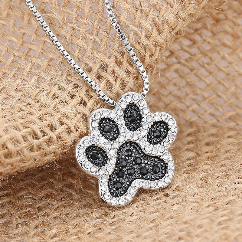 Necklaces Dog Footprint Rinhoo