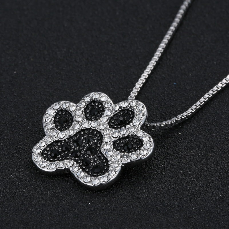 Necklaces Dog Footprint Rinhoo