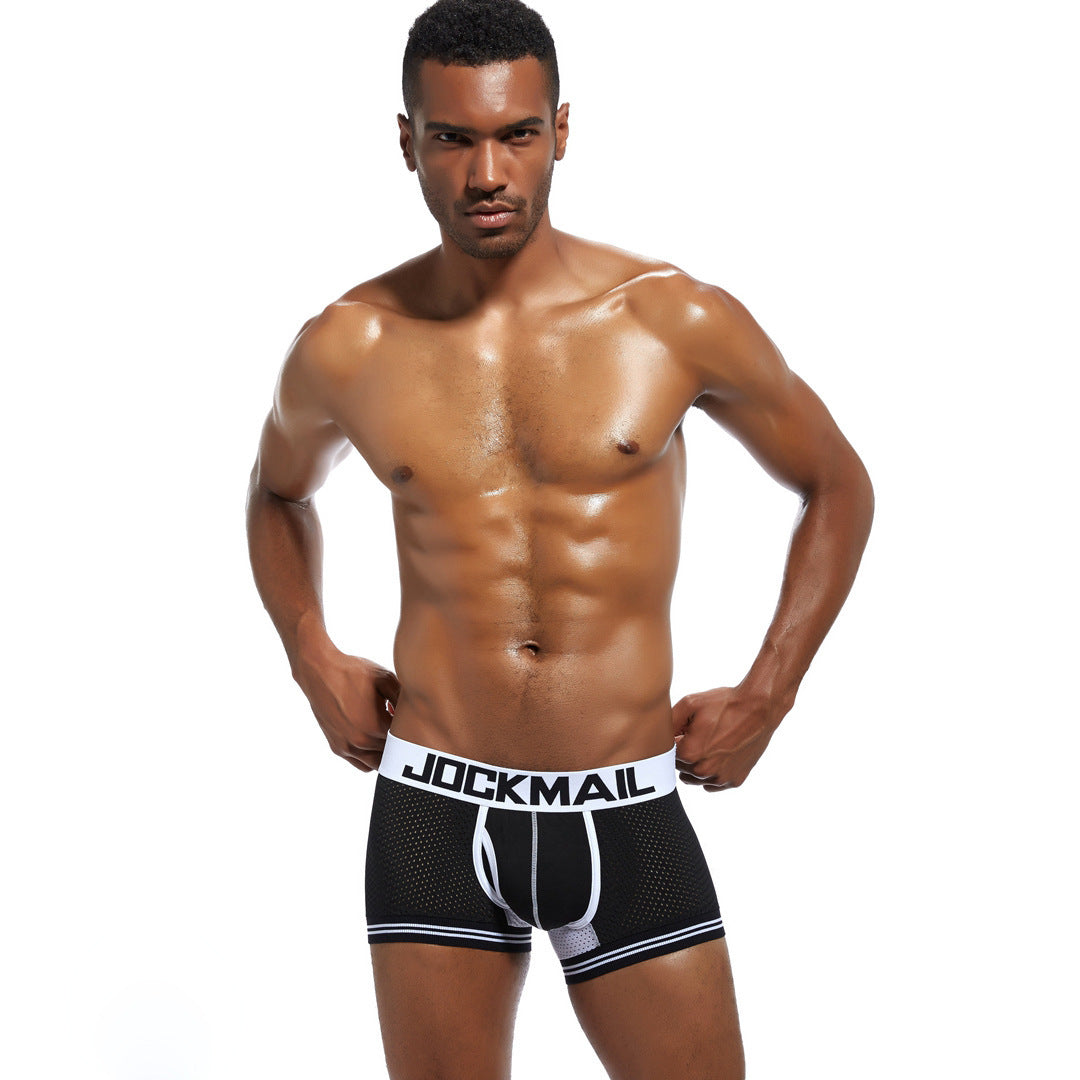 Underwear Breathable Mesh Mens Boxers