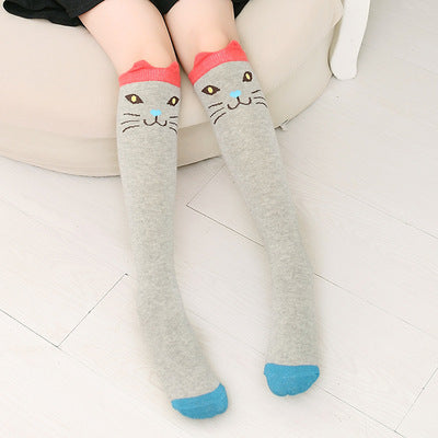 Fashionable And Cute Girl Cotton Stockings