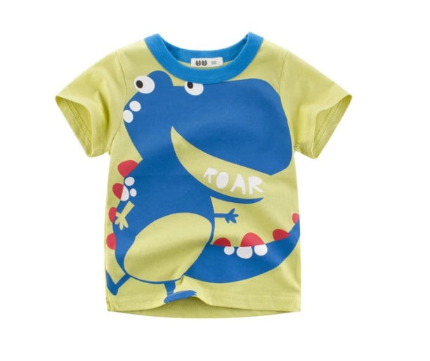 Children's Wear Summer T-shirt Treasure In Children's Short Sleeves