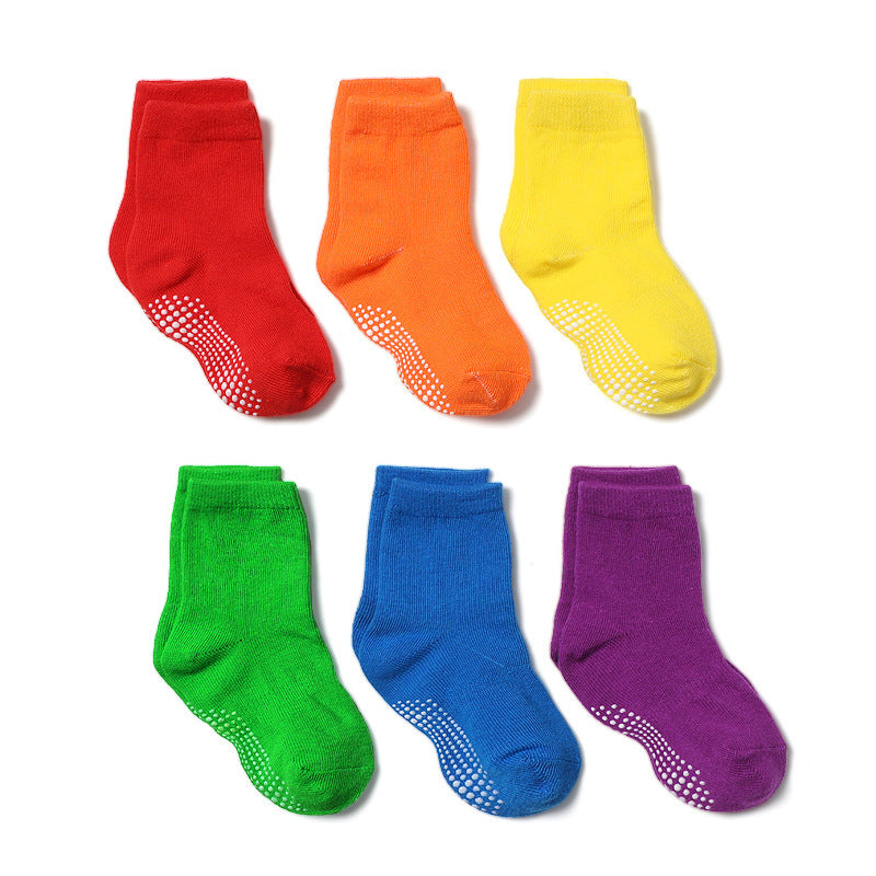 Fashion Boys' Solid Color Boat Socks