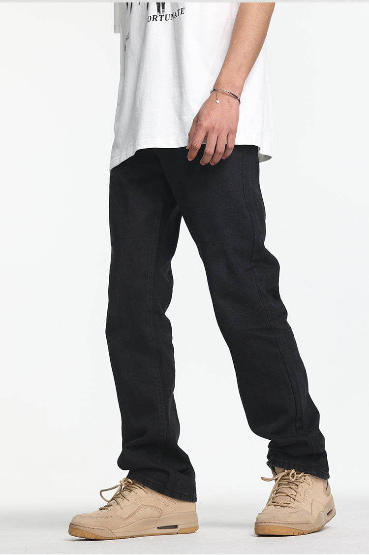 Black All-matching Straight All-matching Jeans