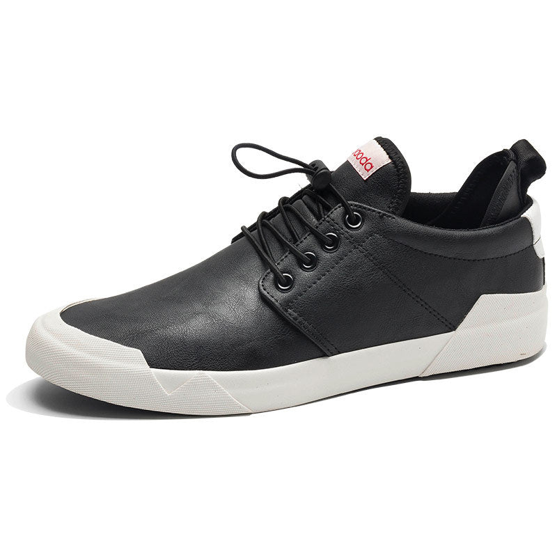 Fashion lace-up leather casual shoes