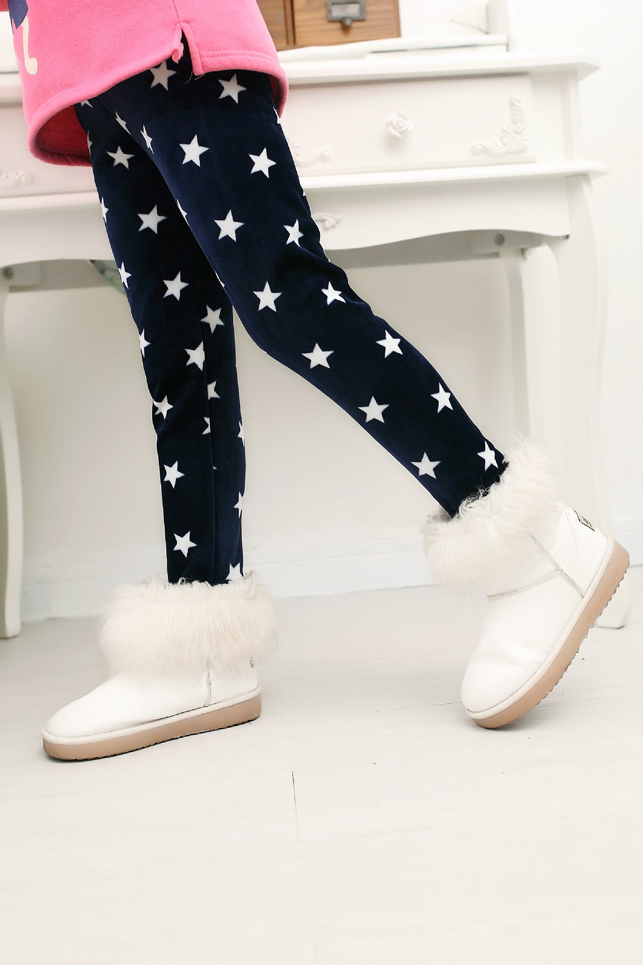 Girls' Warm Leggings