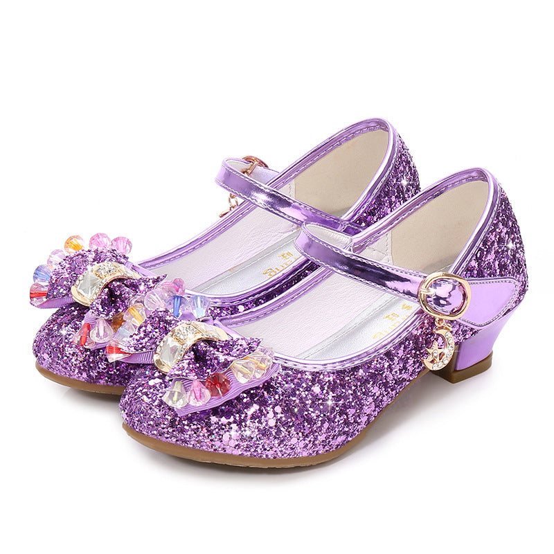 Girls princess leather shoes