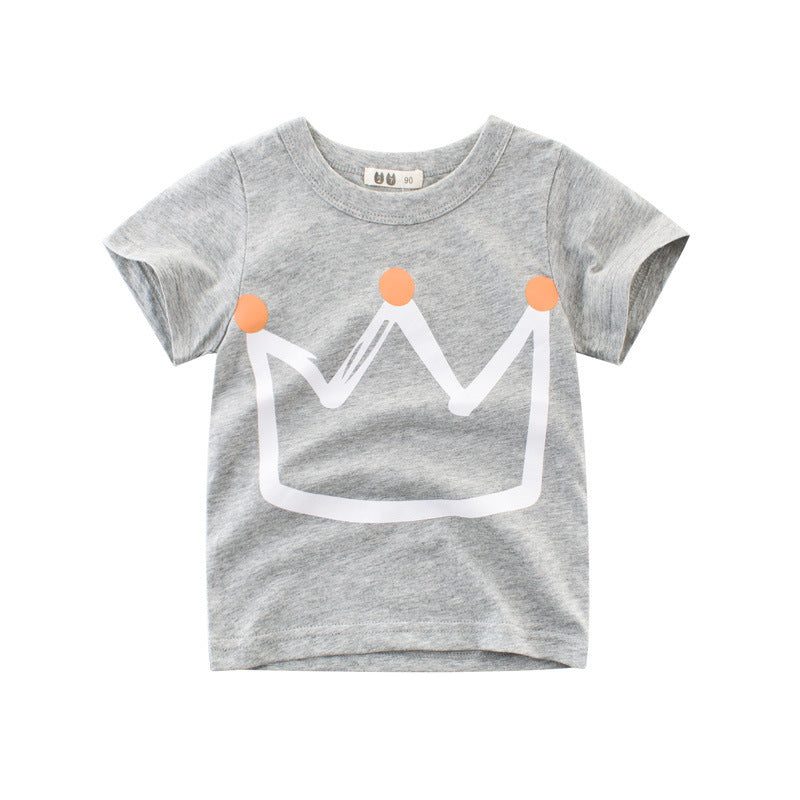 Summer New Boys' Short Sleeve T-shirt Children's T-shirt