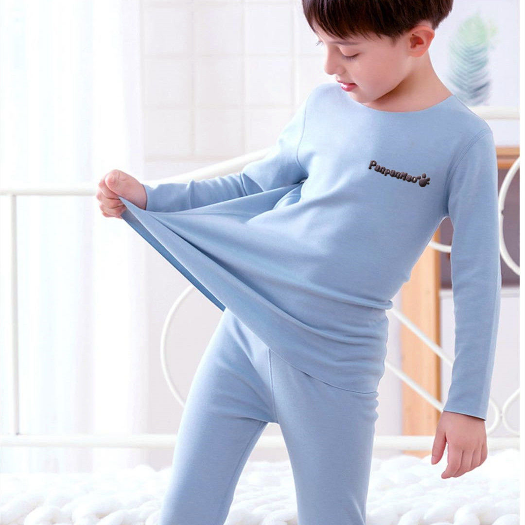 Children's Seamless Thermal Underwear Set For Boys and Girls