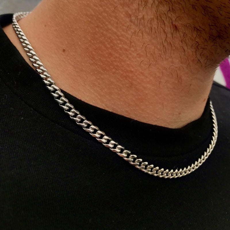 Less Steel Chain Necklace For Men