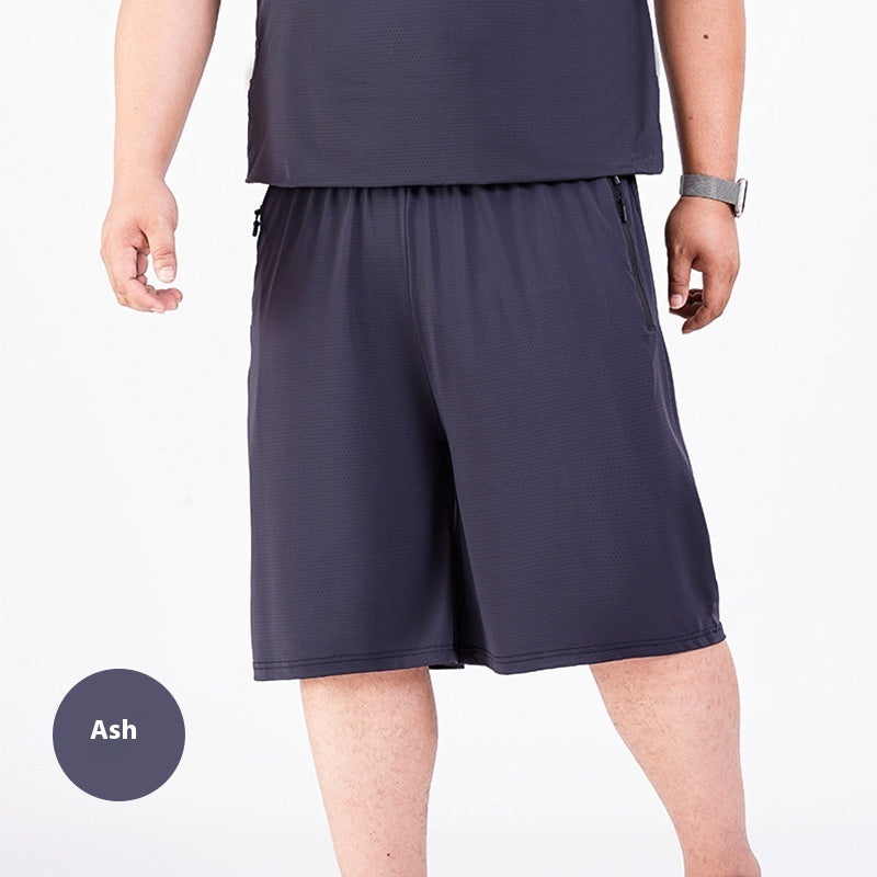 Extra Large Shorts Men's Summer Ice Silk Quick-drying