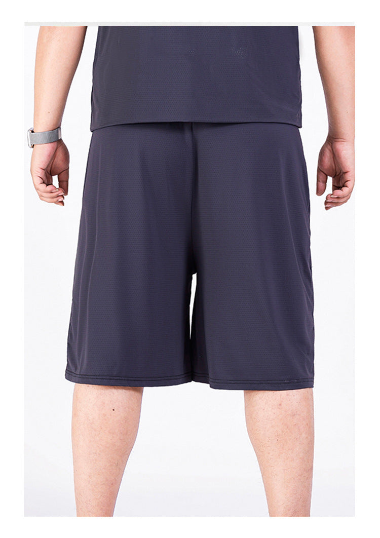 Extra Large Shorts Men's Summer Ice Silk Quick-drying