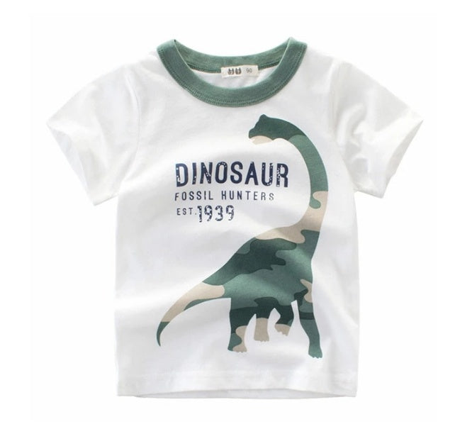 Children's Wear Summer T-shirt Treasure In Children's Short Sleeves