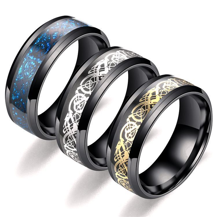 Dragon Pattern Rings