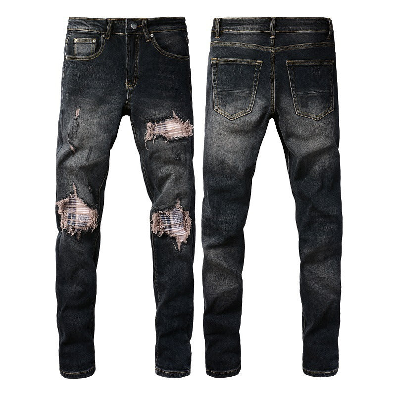 Hole & Patch Jeans High Street