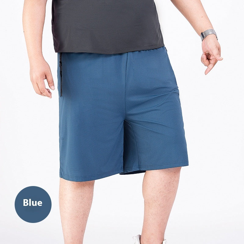 Extra Large Shorts Men's Summer Ice Silk Quick-drying