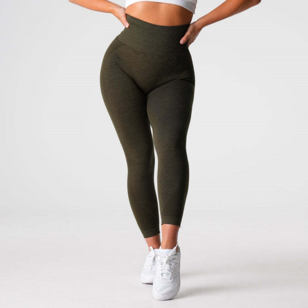 Female Skinny Hip Raise Seamless Workout Pants