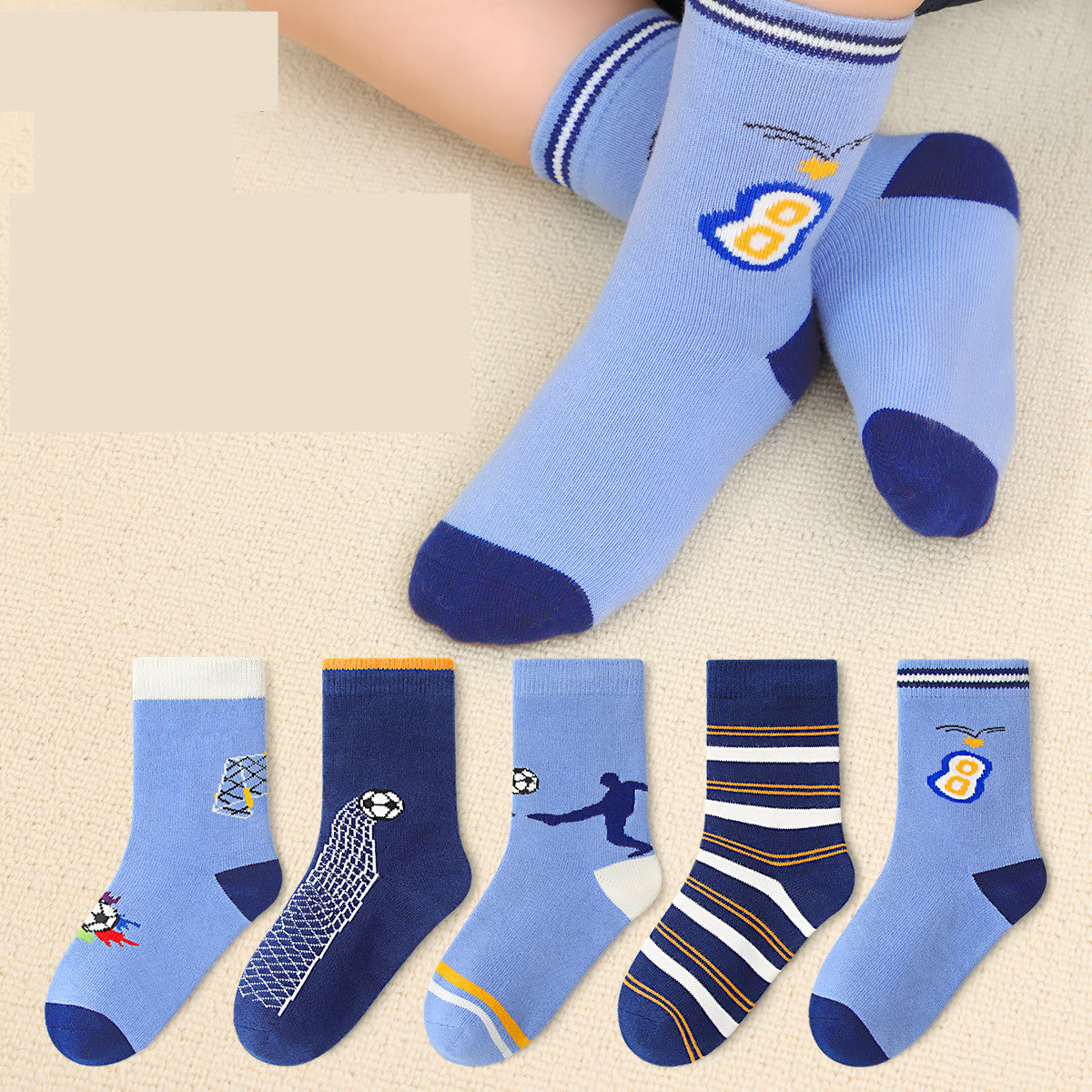 Winter Boneless Boys Socks