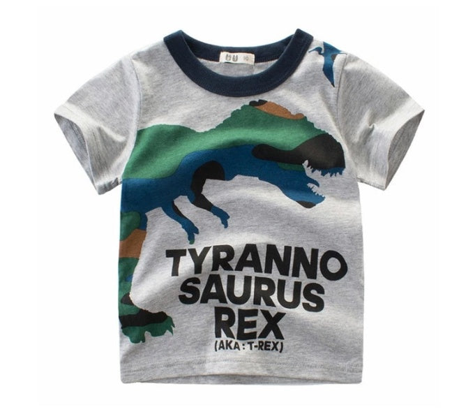 Children's Wear Summer T-shirt Treasure In Children's Short Sleeves