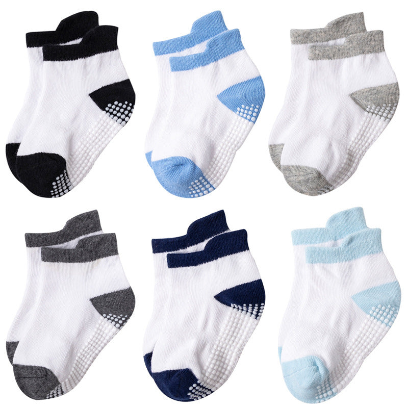 Fashion Simple Non-slip Dispensing Children's Socks