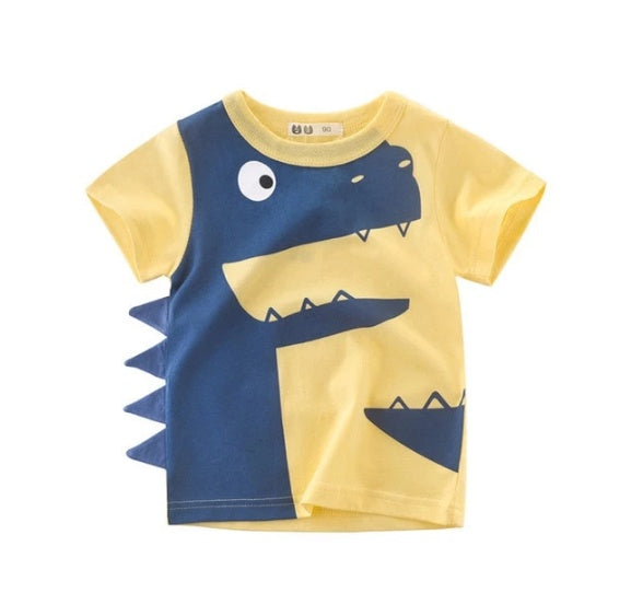 Children's Wear Summer T-shirt Treasure In Children's Short Sleeves