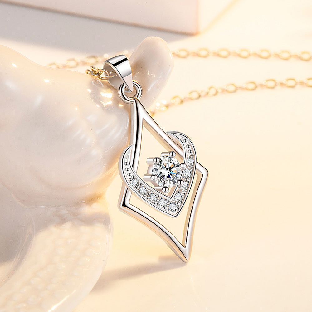 Fashion Water Cube Girls Pendant Jewelry