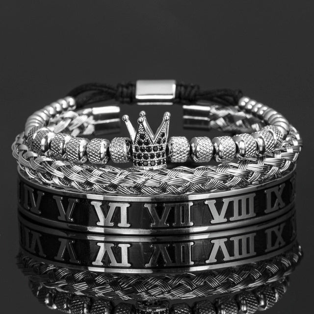 Boys Stainless Steel C Bracelet