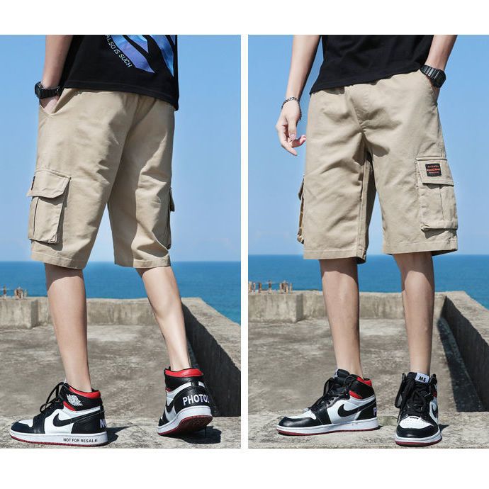 Pure Cotton Workwear Shorts Men's Summer