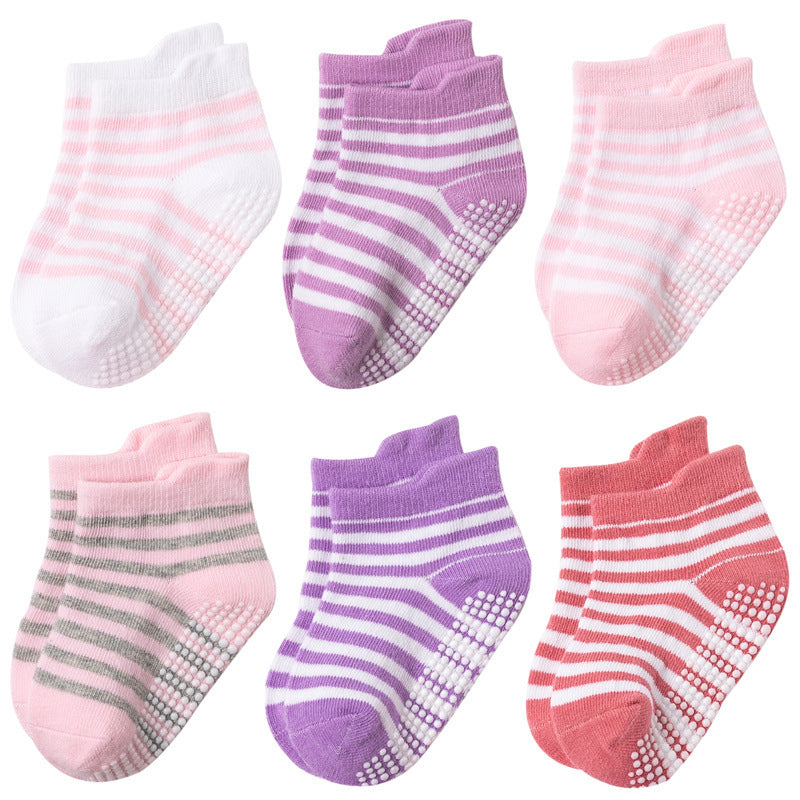 Fashion Simple Non-slip Dispensing Children's Socks