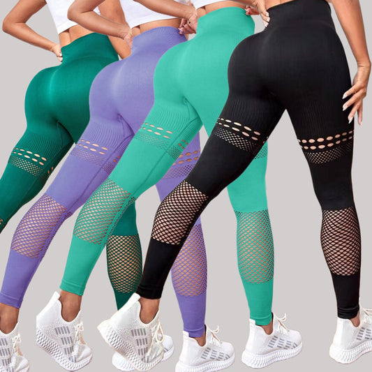 Hollow Seamless Yoga Pants For Fitness