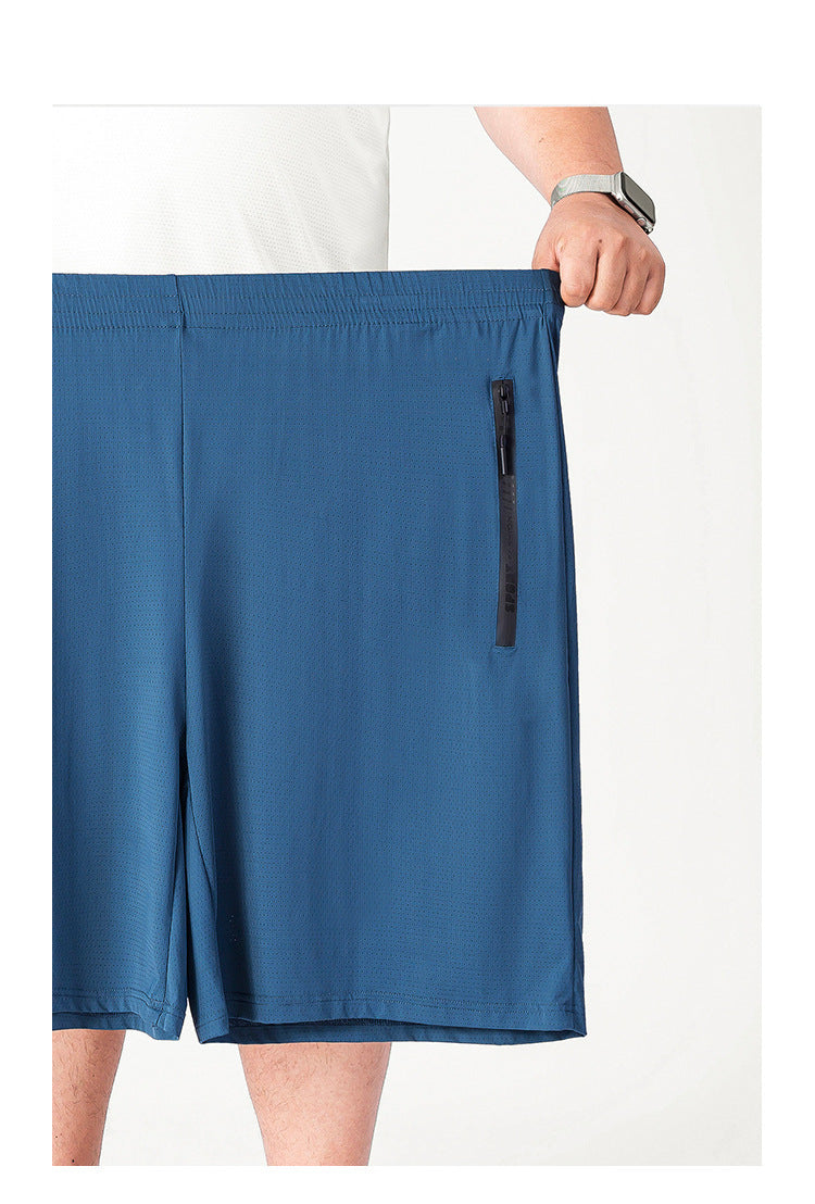 Extra Large Shorts Men's Summer Ice Silk Quick-drying