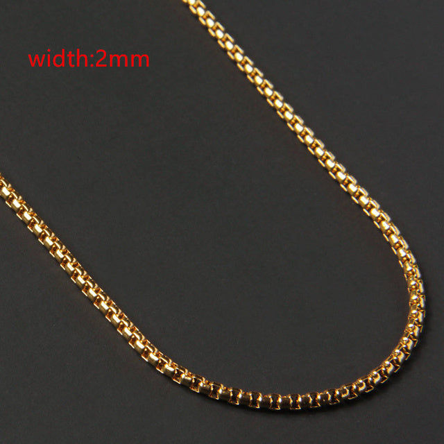 Less Steel Chain Necklace For Men