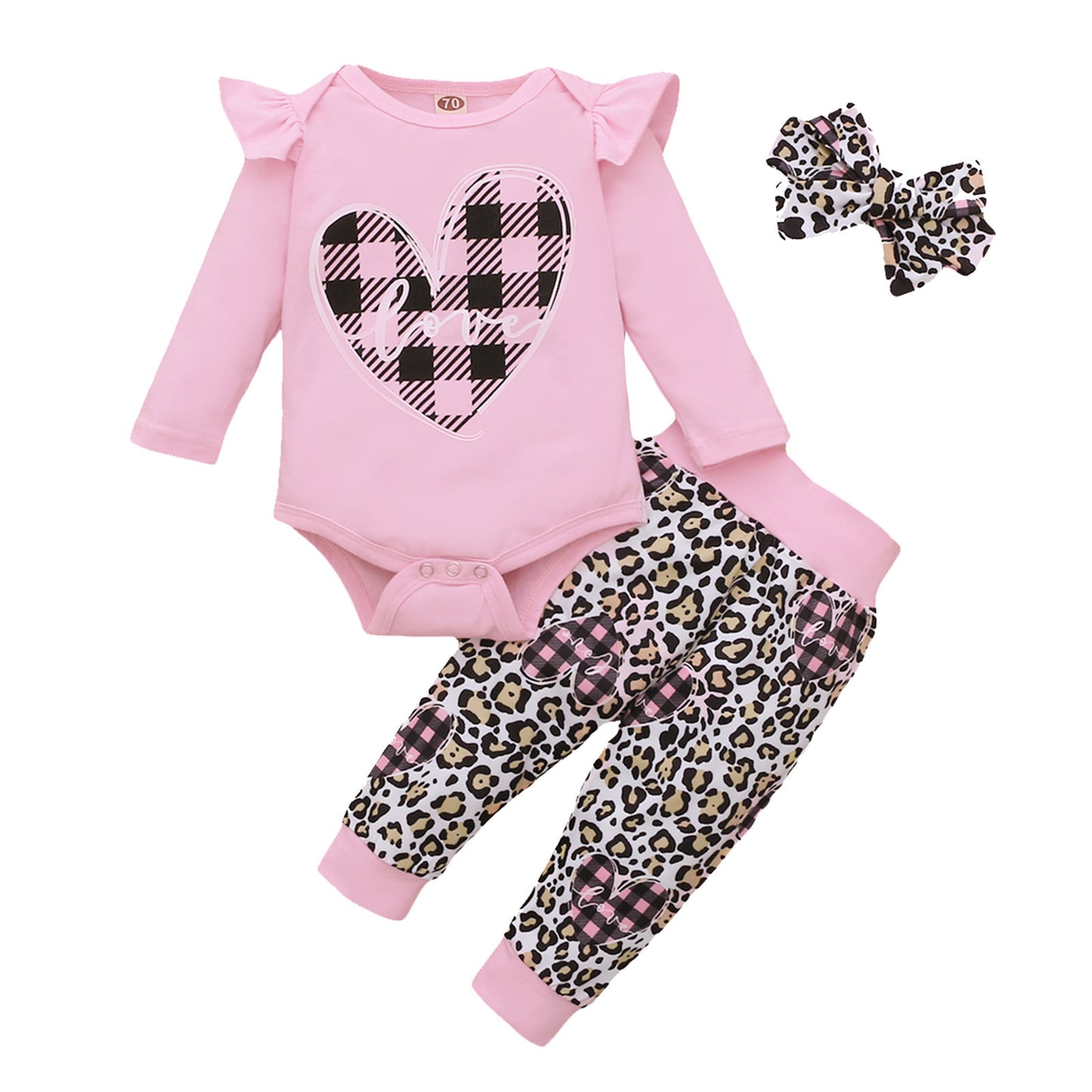 Long Sleeve Jumpsuit Pants Clothing Set