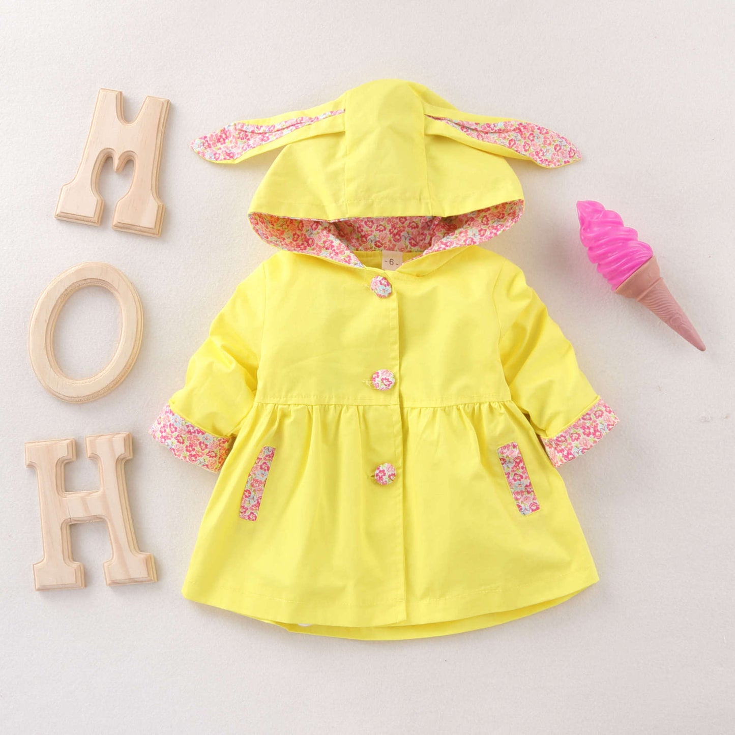 Girls' Casual Fashion Simple Hooded Tops