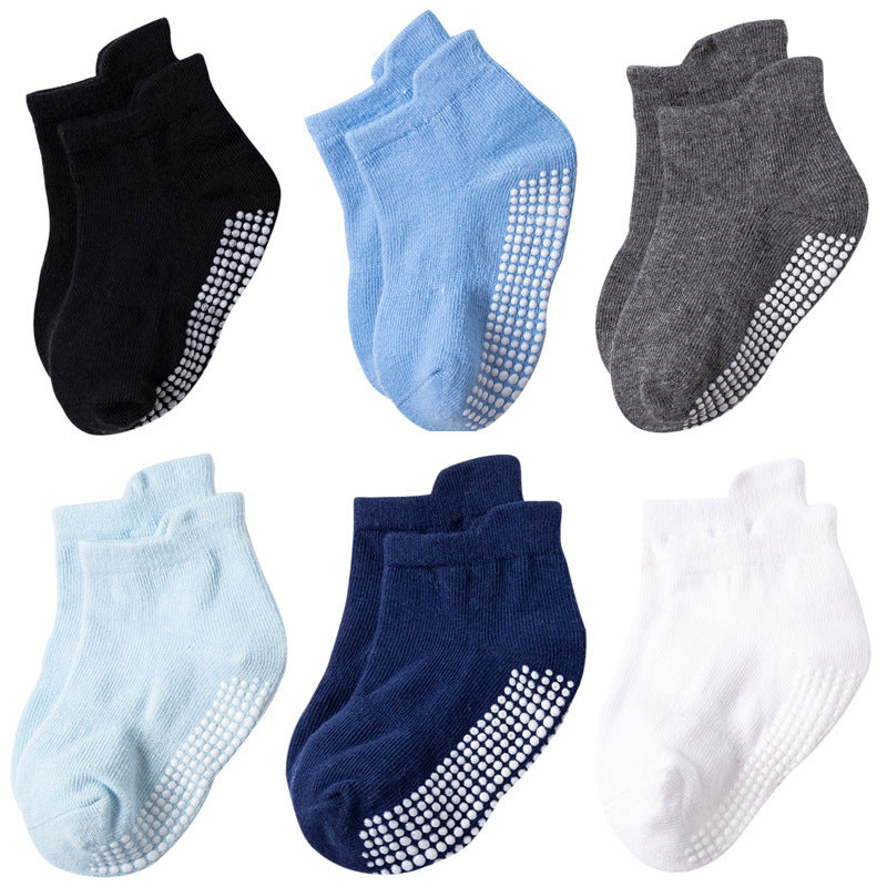 Fashion Simple Non-slip Dispensing Children's Socks