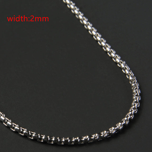 Less Steel Chain Necklace For Men