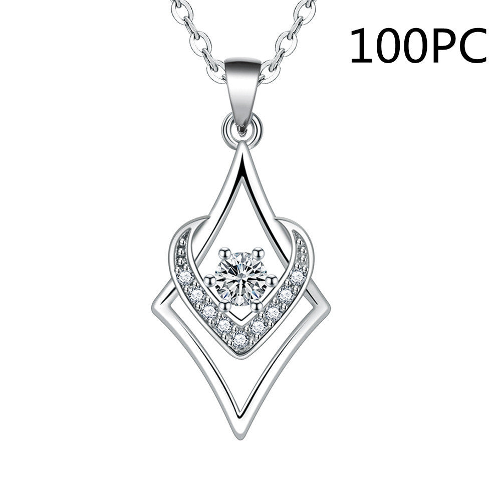 Fashion Water Cube Girls Pendant Jewelry