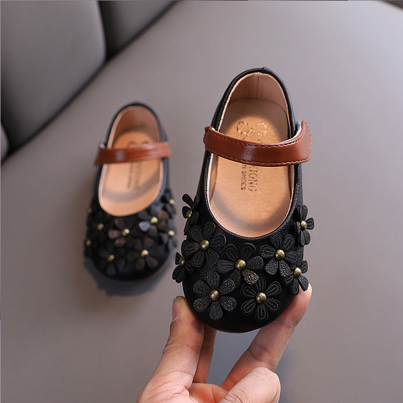 Girls' Small Leather Shoes